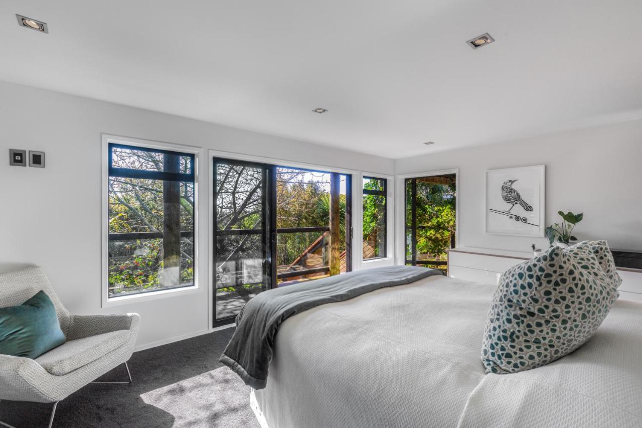 Taonga With Sea Views By Waiheke Unlimited Villa Oneroa Exterior foto